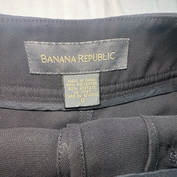 Banana Republic Charcoal Black Skort with Button Detail on Front - Picture 7 of 7